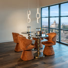 Bistro table Witlox black/gold 75Ø by Richmond Interiors