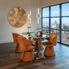 Bistro table Witlox black/gold 75Ø by Richmond Interiors