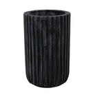 Sol Black Marble Vase by RV Astley