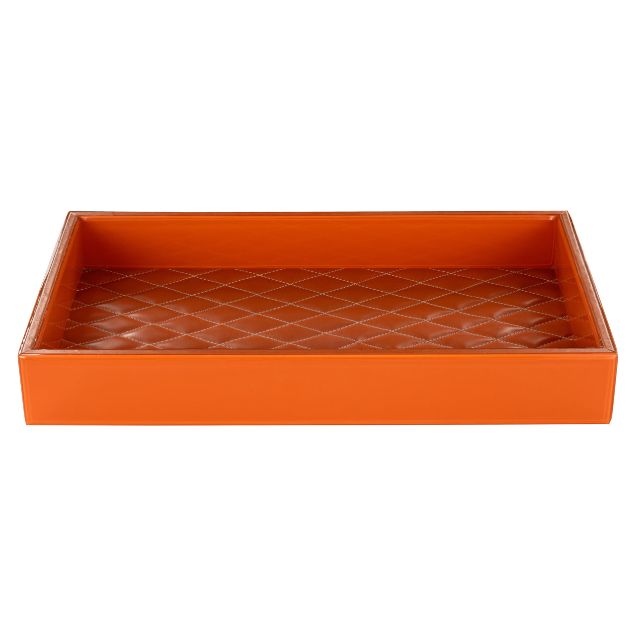 Jelissa Orange Rectangle Tray by Richmond Interiors