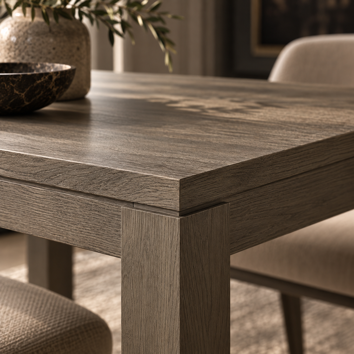 Lucca Grey Oak 8 Seater Dining Table by Berkeley Designs