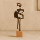 Thalassa Golden Bronze & Marble Sculpture Liang & Eimil