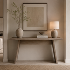 Tibberton Oak Console Table - Recycled Elm by D.I. Designs