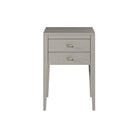 Radford 2 Drawer Bedside Table - Grey by D.I. Designs