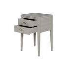 Radford 2 Drawer Bedside Table - Grey by D.I. Designs