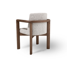 Clover Walnut & Cream Dining Chair by Tommy Franks