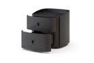 Vertu Smoke Oak Bedside Table by Tommy Franks