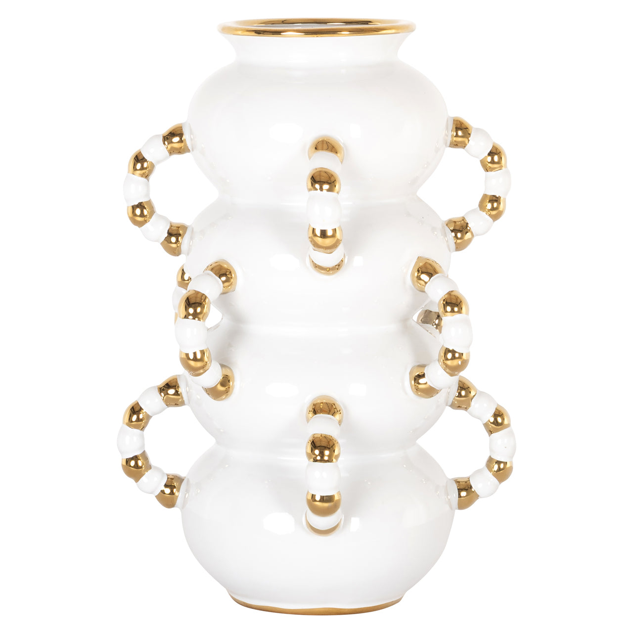 Vase Pippy white small by Richmond Interiors