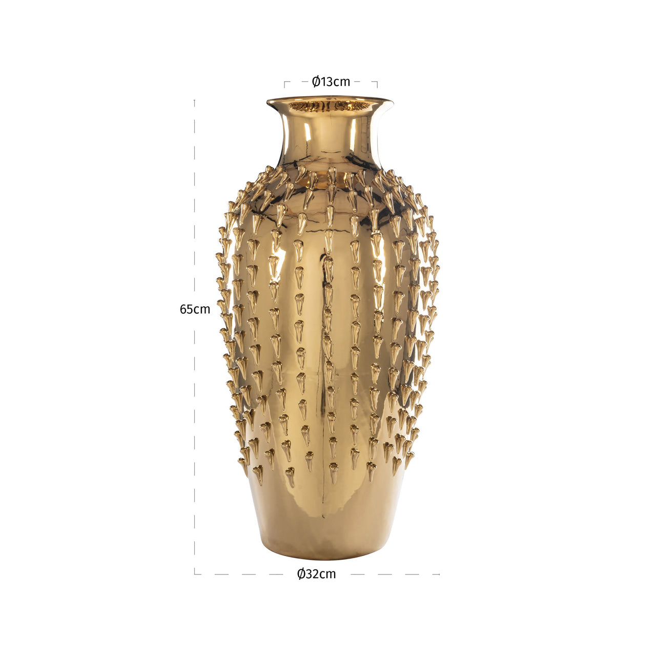 Vase Dania gold by Richmond Interiors