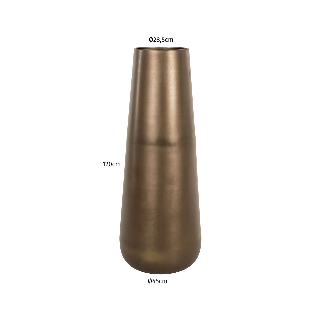 Vase Kenza brass antique small by Richmond Interiors