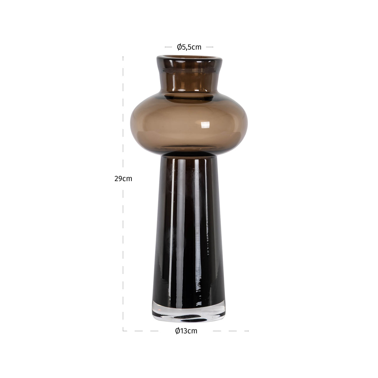 Vase Jamey brown small by Richmond Interiors