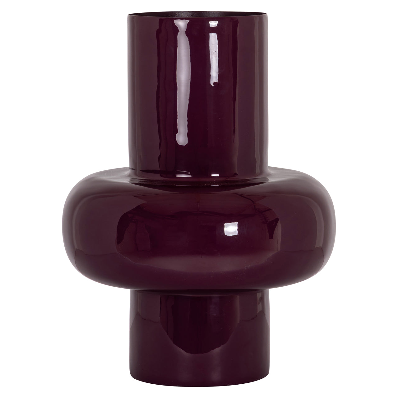 Vase Ashlyn burgundy small by Richmond Interiors