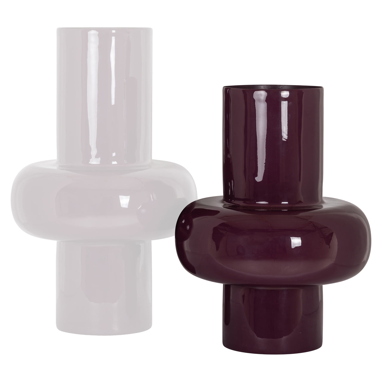 Vase Ashlyn burgundy small by Richmond Interiors
