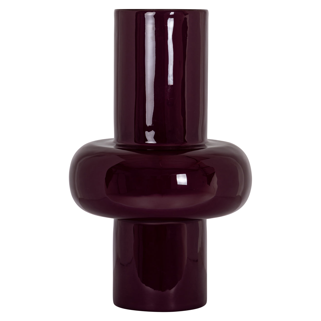 Vase Ashlyn burgundy large by Richmond Interiors