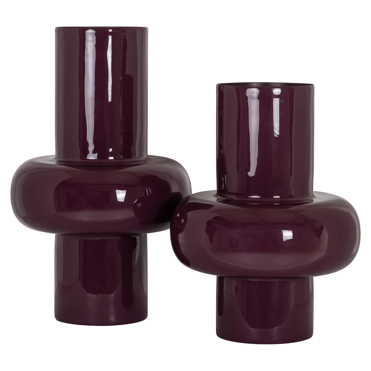 Vase Ashlyn burgundy large by Richmond Interiors