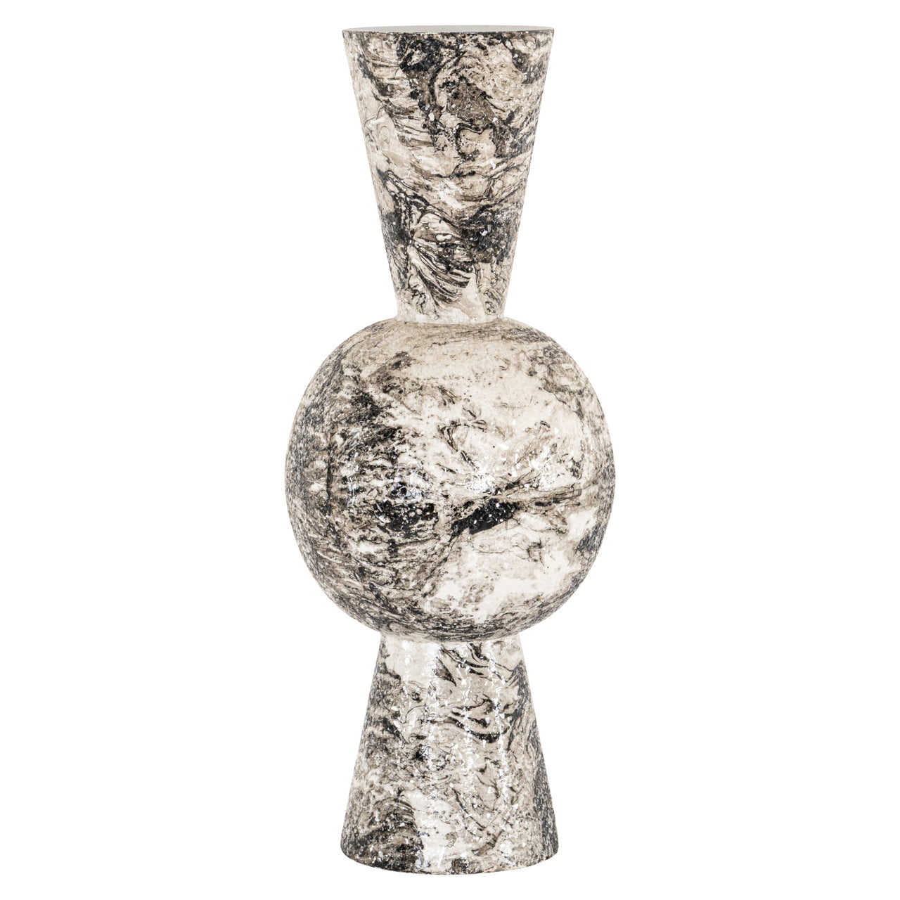 Vase Florry black/white by Richmond Interiors