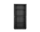 York Cabinet - Oak Veneer and Glass