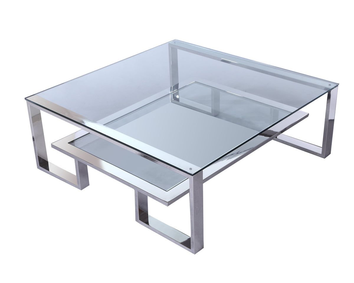 Mayfair Coffee Table - Polished Stainless Steel Liang & Eimil