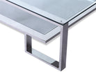 Mayfair Coffee Table - Polished Stainless Steel Liang & Eimil