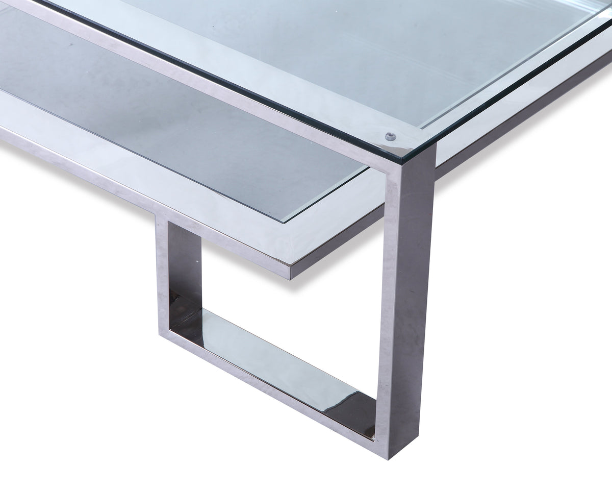 Mayfair Coffee Table - Polished Stainless Steel Liang & Eimil