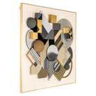 3D Block Black & Gold Wall art by Richmond Interiors