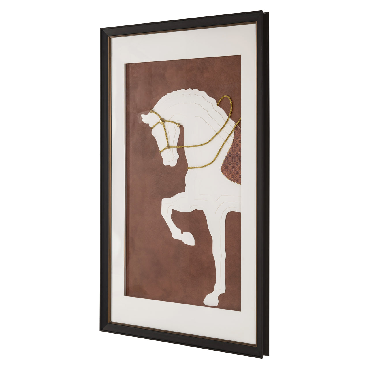 Blazer Brown Equestrian Wall Art by Richmond Interiors