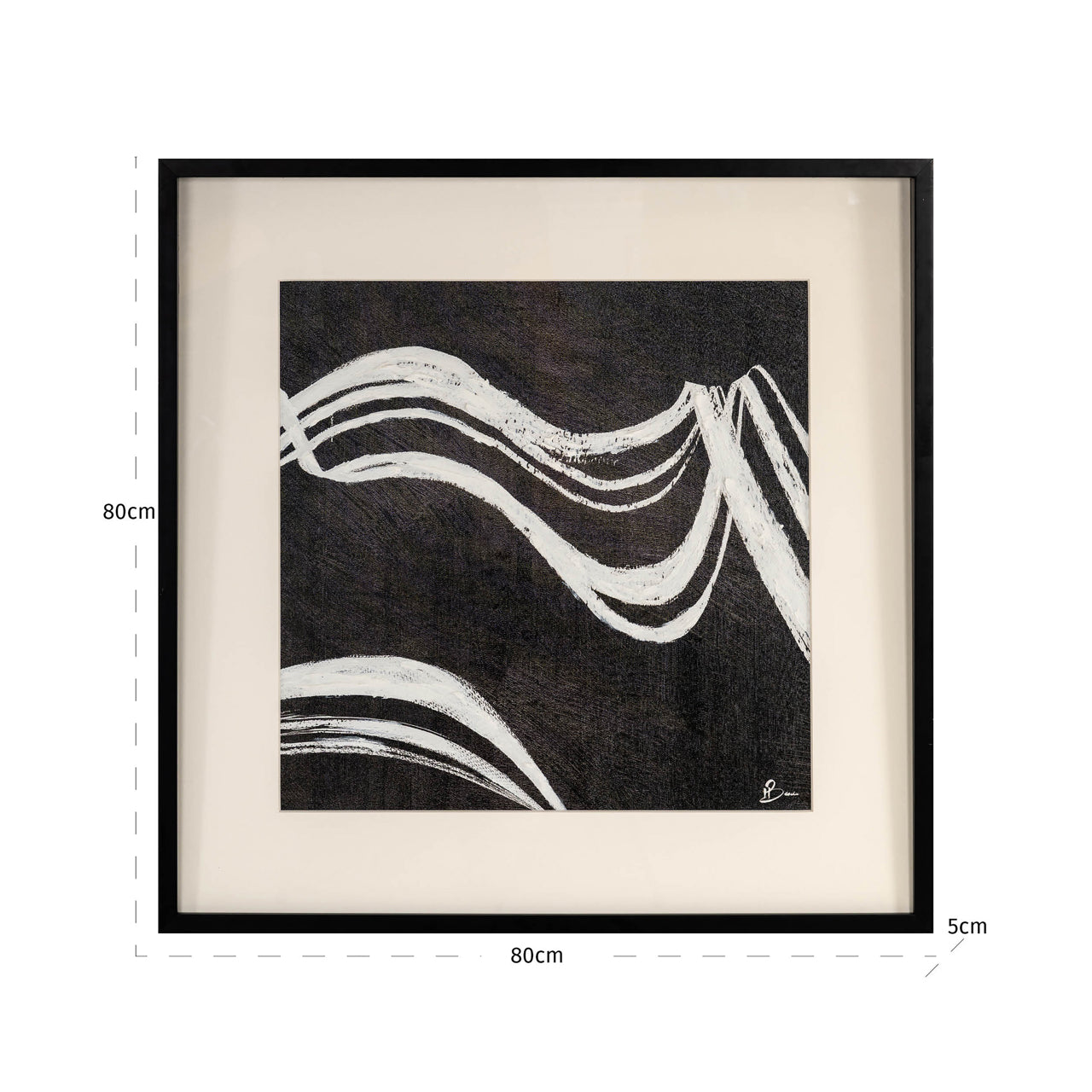 Jozy Black & White Wall Art by Richmond Interiors