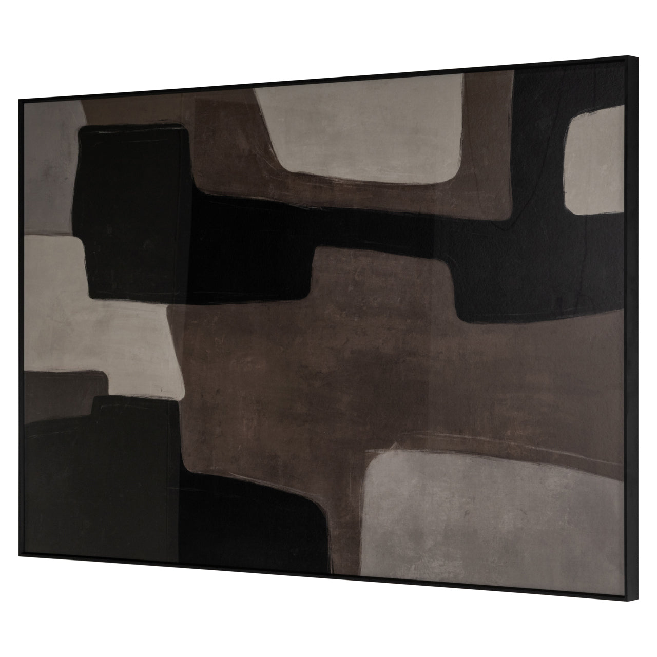Mirage Brown Wall Art - Left by Richmond Interiors