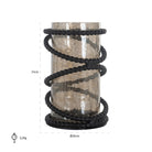 Hurricane light Edison black by Richmond Interiors