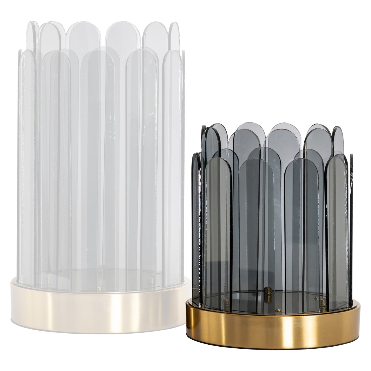 Hurricane light Daisey smoke small by Richmond Interiors