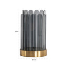 Hurricane light Daisey smoke large by Richmond Interiors