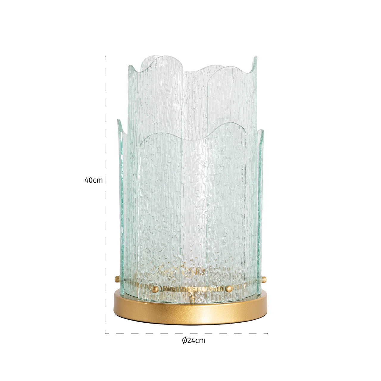 Hurricane light Danila gold large by Richmond Interiors