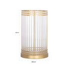 Hurricane light Dyara gold large by Richmond Interiors