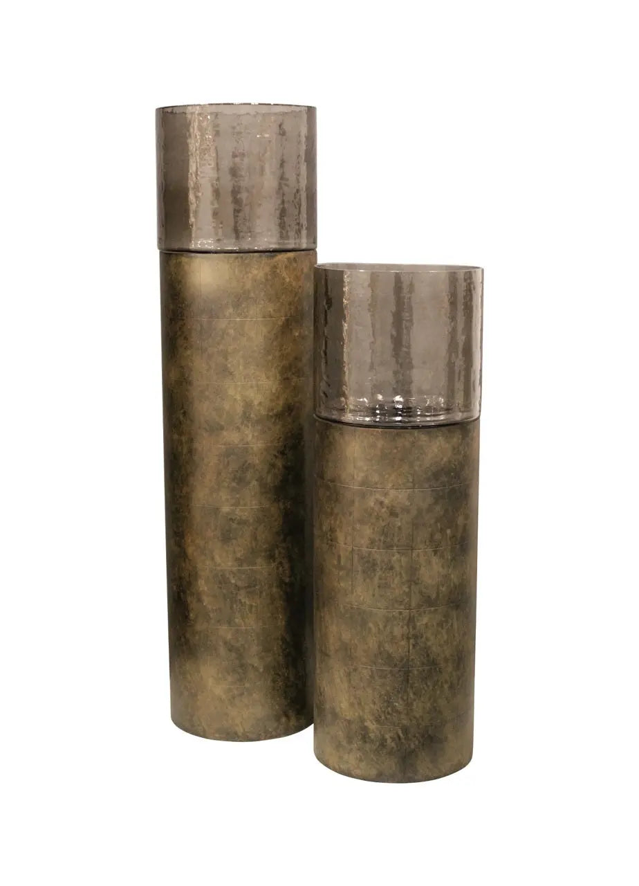 Hurricane light Mayce gold large Richmond Interiors