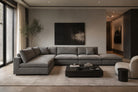Blanco Charcoal 5 Piece Modular Sofa Tommy Franks