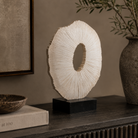 Worn by Time Beige & Black Marble Sculpture by Liang & Eimil