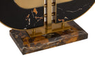 Coleman Table Lamp - Brown Marble/Brushed Brass Liang & Eimil