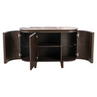 Langford Brown Oak Wood & Ceramic Sideboard by Richmond Interiors