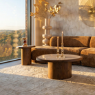 Melrose Spicebrown Side Table by Richmond Interiors