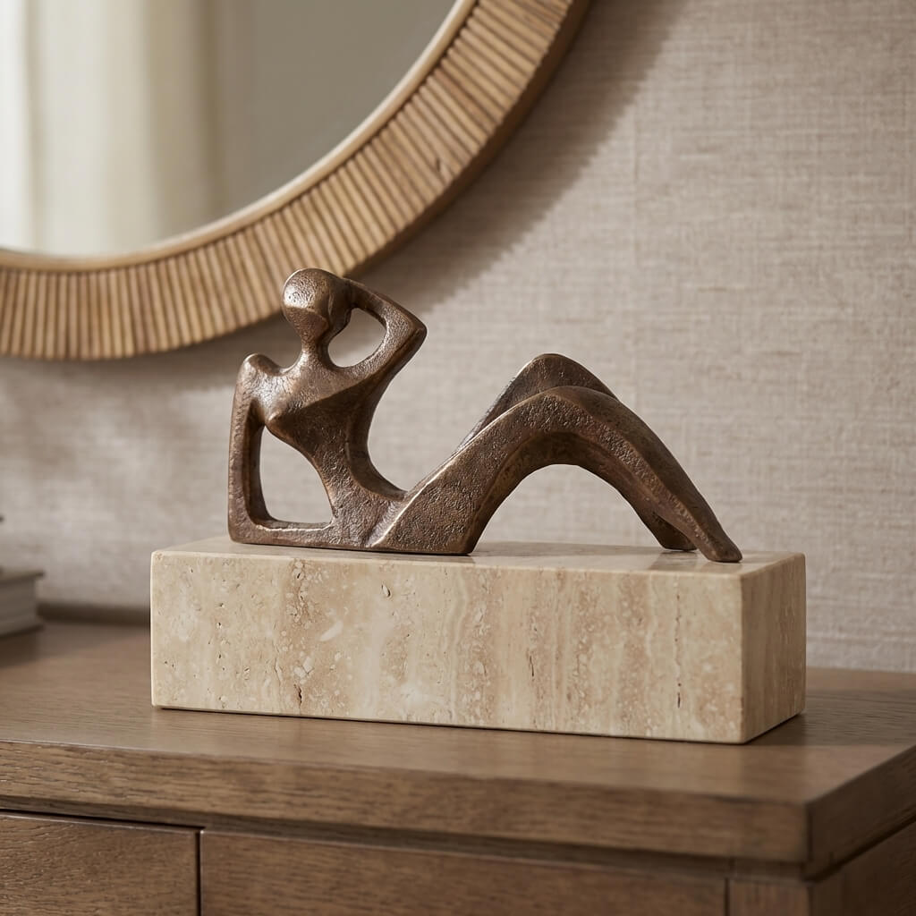 Abstract Figure Sculpture by Keiichi