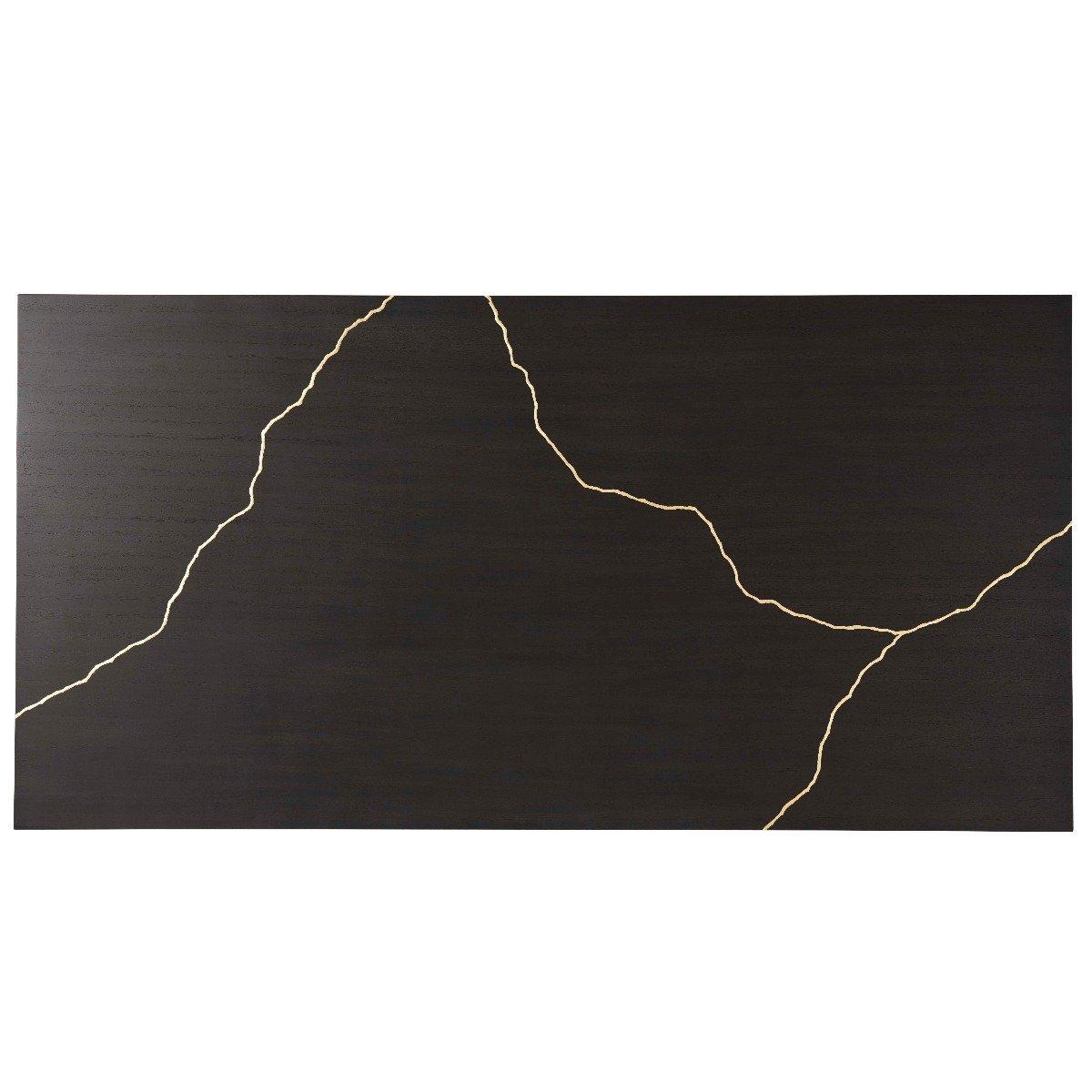 Marloe Coffee Table in Black by Theodore Alexander