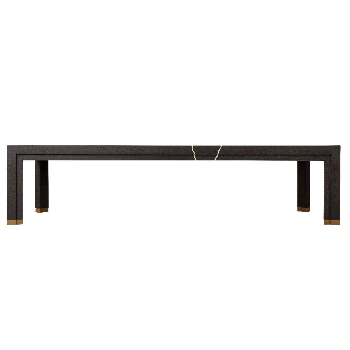 Marloe Coffee Table in Black by Theodore Alexander