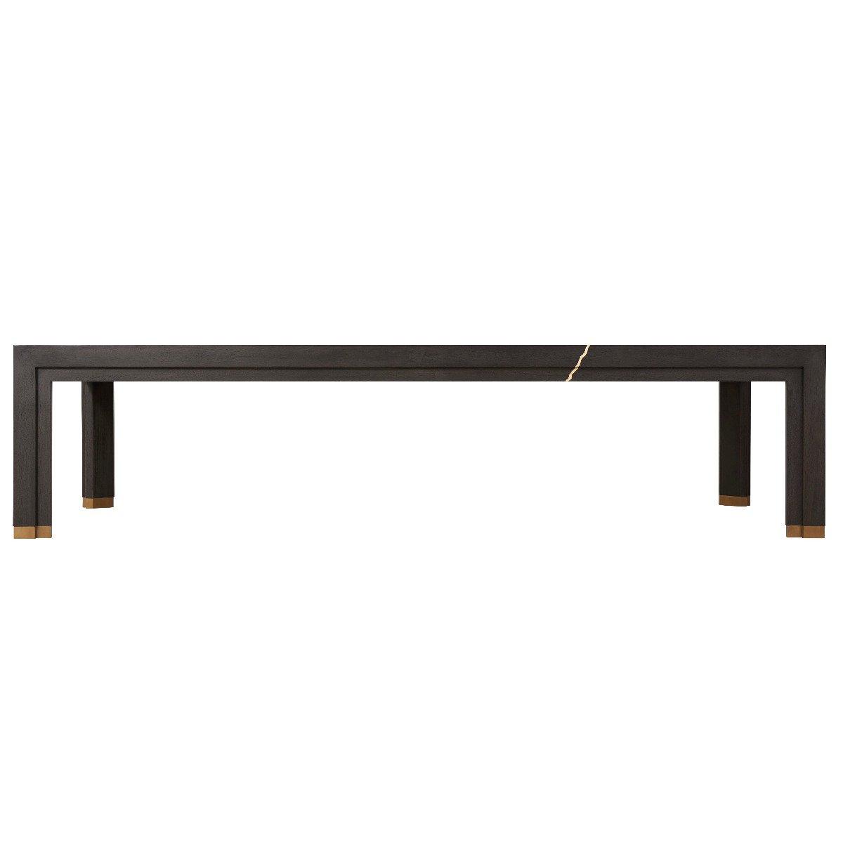 Marloe Coffee Table in Black by Theodore Alexander