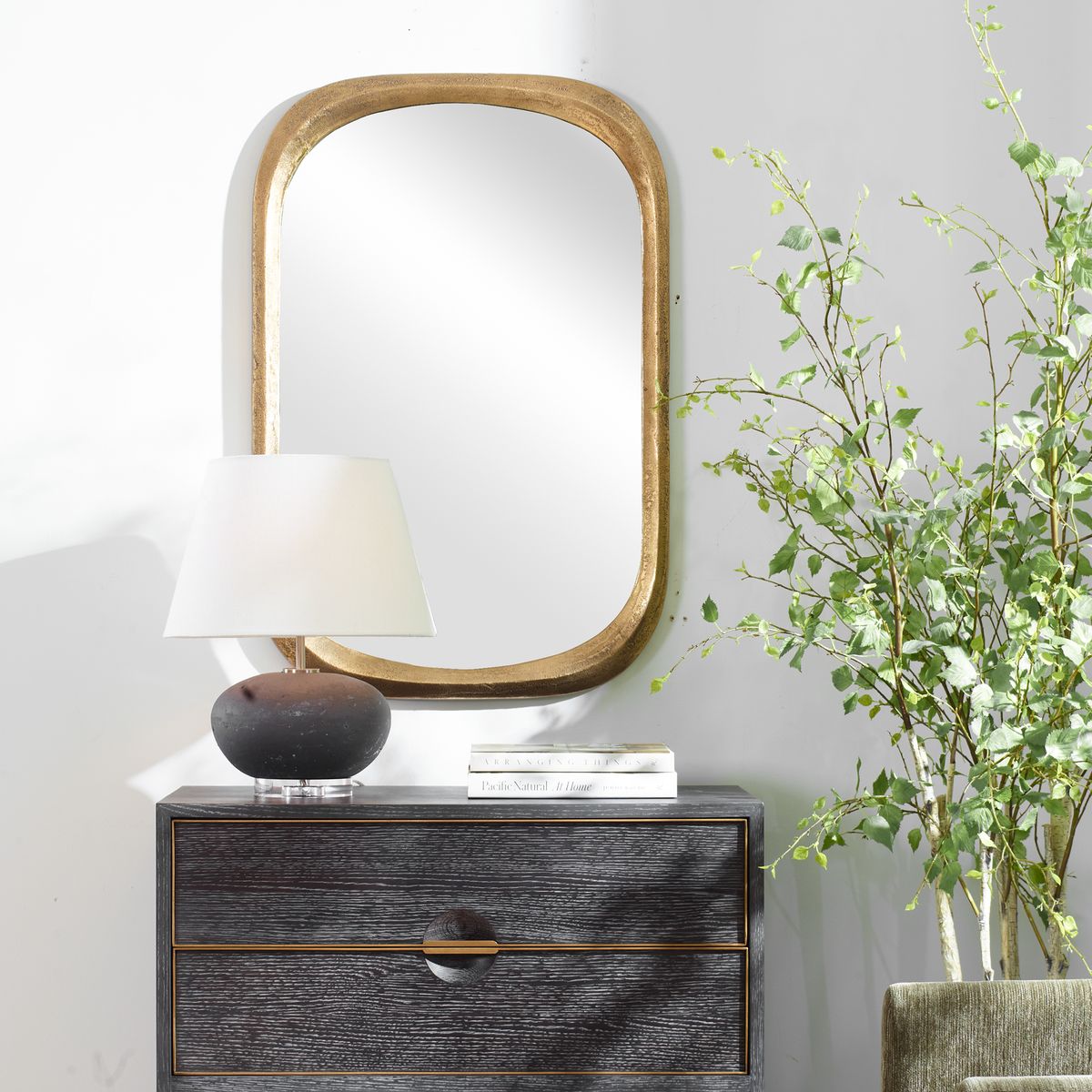 Malone Mirror, Brass by Uttermost
