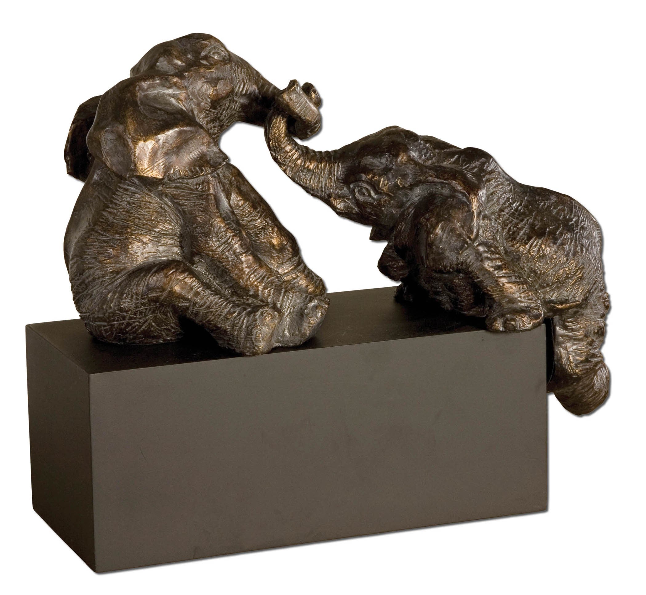 Playful Pachyderms Bronze Figurines by Uttermost