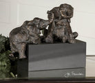 Playful Pachyderms Bronze Figurines by Uttermost