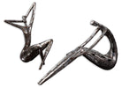Dahy Antique Silver Statues - Set of 2 by Uttermost