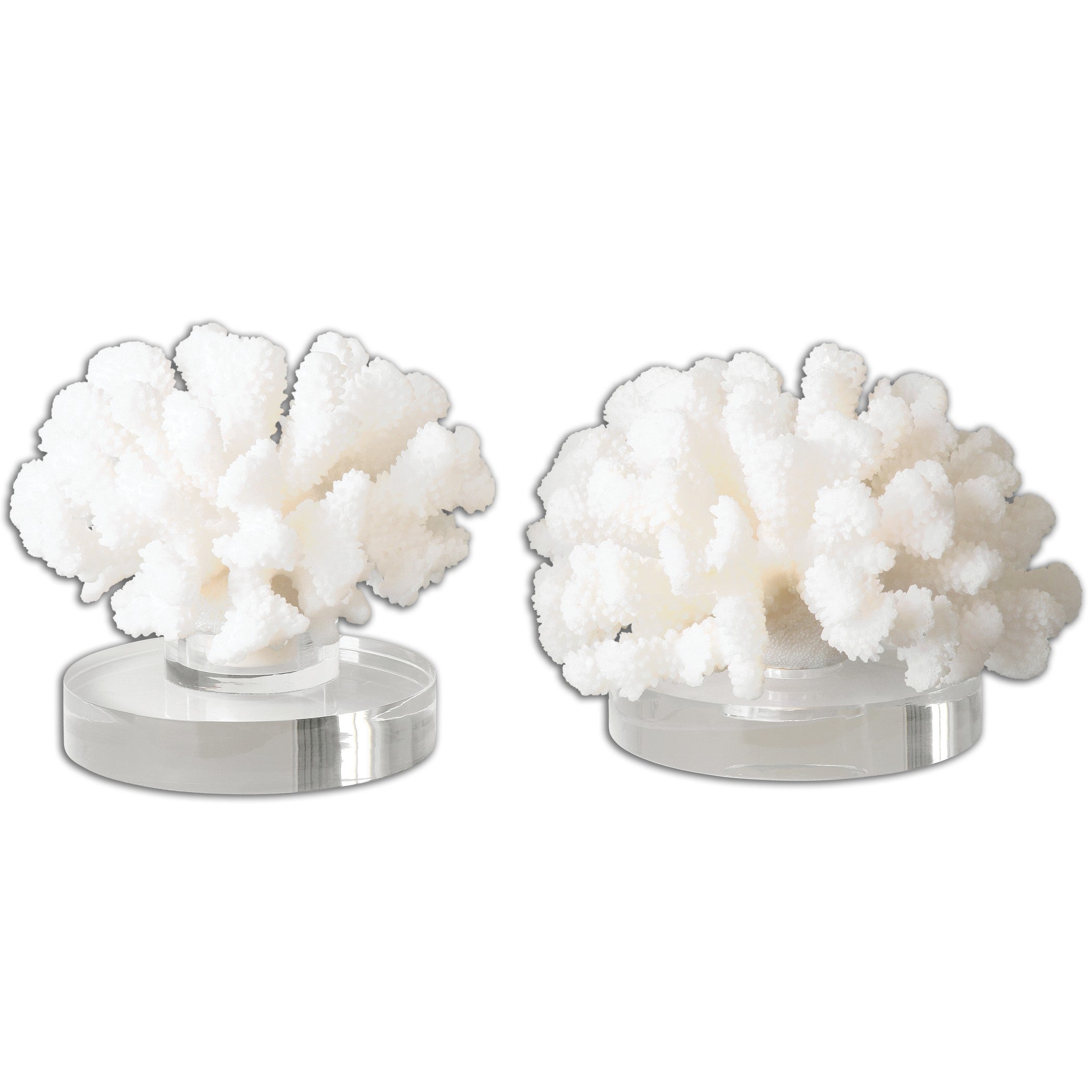 Hard Coral Sculptures - Set of 2 by Uttermost