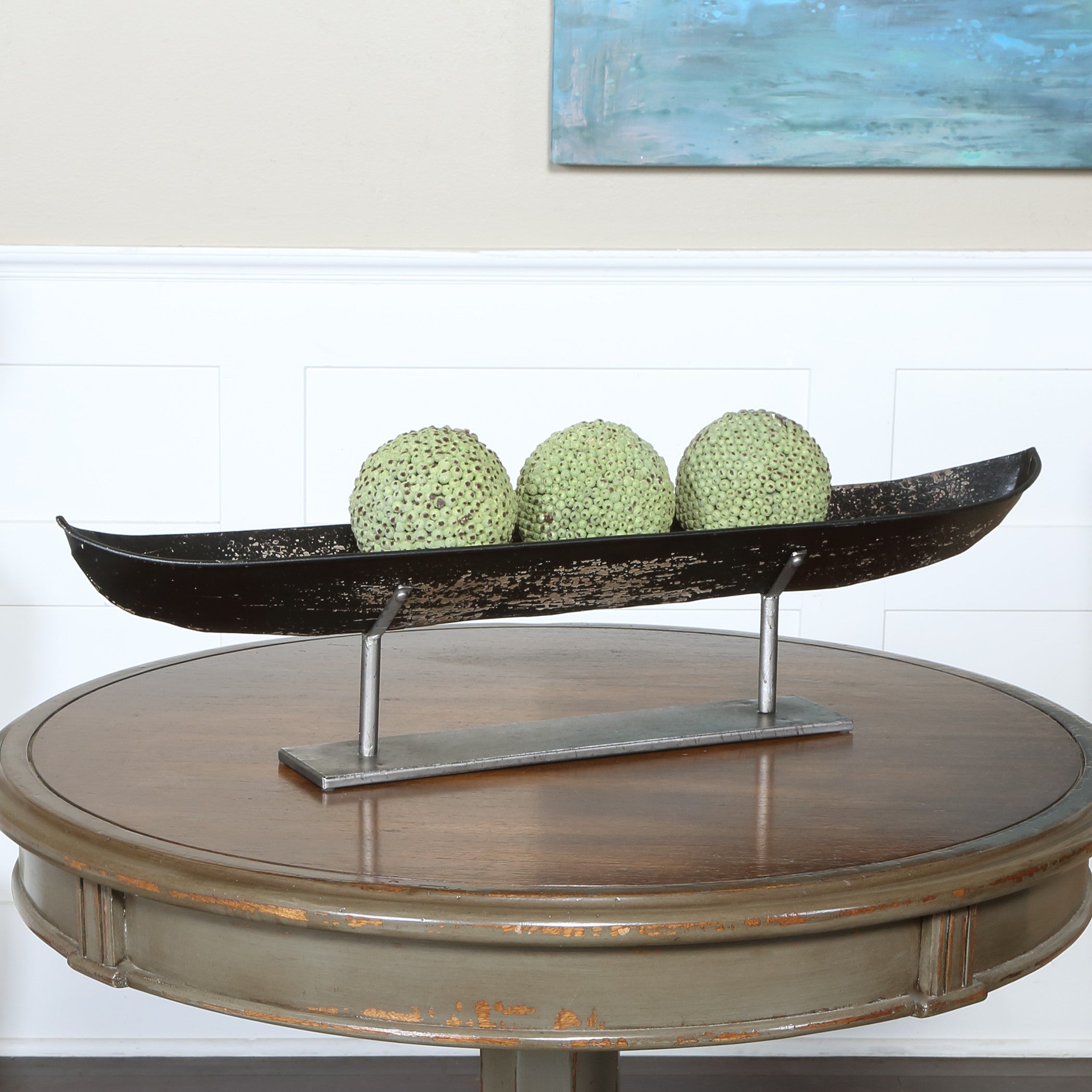 River Boat Sculpture by Uttermost