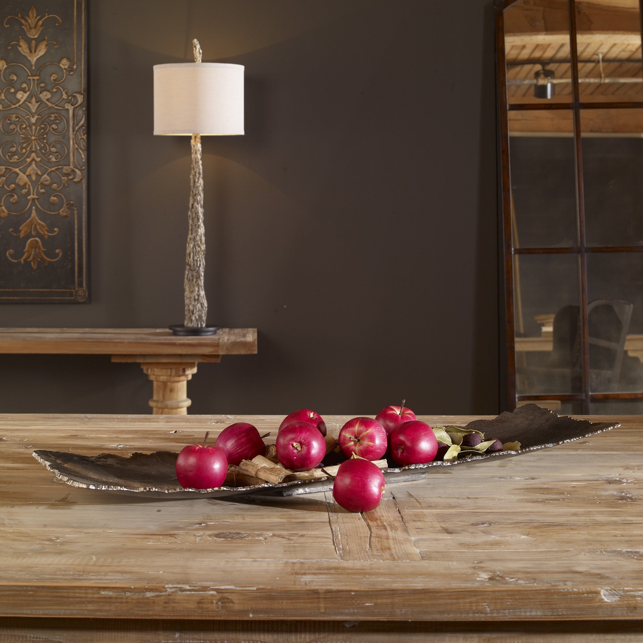 Camilla Dark Nickel Tray by Uttermost